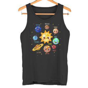 Sonnensystem Planet Weltraum Planeten Kinder Astronaut Tank Top - Geschenkecke