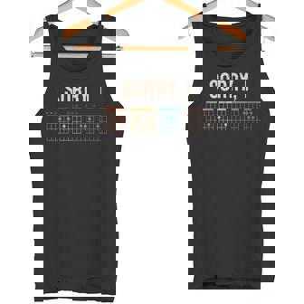 Sorry I Dgaf Guitarra Acordes Divertido Guitarraintage Camiseta sin mangas - Regaloses