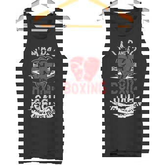 Soy Padre Y Entrenador De Boxeo Boxer Daddy Coaches Día Del Padre Camiseta sin mangas - Regaloses