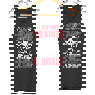 Soy Tu Entrenador Tu Argumento Es Inválido Entrenador De Fitness Camiseta sin mangas - Regaloses