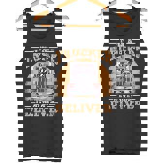 Soy Un Camionero Siempre Entrego Diseño Para Camioneros Camiseta sin mangas - Regaloses