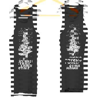 Space Astronaut Crazy Chemicals Hallucinations Tank Top - Monsterry