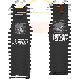 My Spirit Animal Is A Beaver Wild Beaver Tank Top - Monsterry