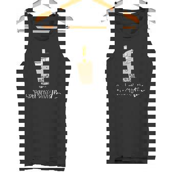 Spread Positivi-Tea Positivity Cute Boba Tea Be Positive Tank Top - Monsterry