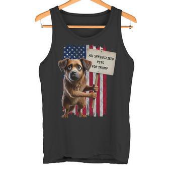 All Springfield Pets For Trump You Eat Dogs Dog Tank Top - Geschenkecke