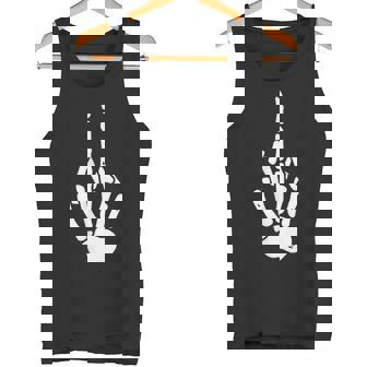 Squelette Main Doigt D'honneur Poche Squelette Os Baise Off Débardeur e - Cadeauxyz