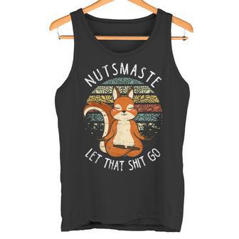 Squirrel Nutsmaste Yoga Meditation Retrointage Tank Top - Geschenkecke