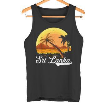 Sri Lanka Palm Tree Ocean Summer Holiday Sri Lanka S Tank Top - Geschenkecke