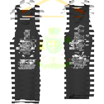 St Patrick's Day Bowling Drinking Beer Lover Player Drinker Tank Top - Monsterry