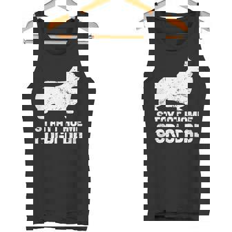 Stay At Home Dog Dad Corgi Tank Top - Monsterry