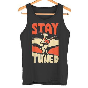 Stay Tuned Mountain Goat Banjo Music Bluegrass Tank Top - Geschenkecke