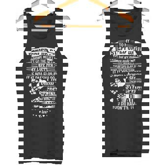 To My Stepped Up Dad Thanks For Stepping In Stepdad Birthday Tank Top - Monsterry