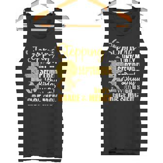 Stepping Into My September Birthday With Gods Grace & Mercy Tank Top - Monsterry