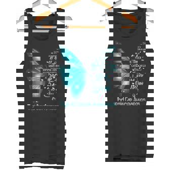 I Am The Storm Thyroid Cancer Awareness Butterfly Tank Top - Monsterry