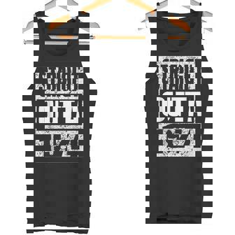 Straight Outta 1974 Classic 1974 Birth Of Birthday Vintage Tank Top - Monsterry