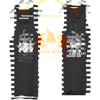 Strength In Unity Teen Dating Violence Awareness Gnome Premium Tank Top - Monsterry