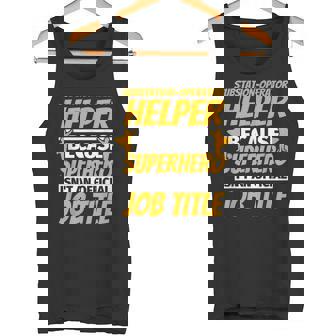 SUBSTATION-OPERATOR HELPER Humor Tank Top - Monsterry