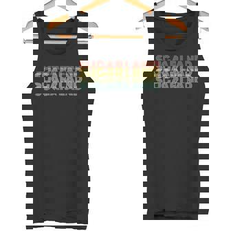 Sugar Land City Retro Vintage Hometown Texas Tank Top - Monsterry