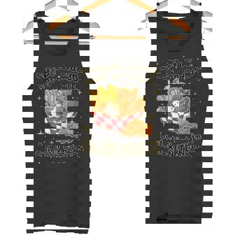 Suspect Claims She's An Adult Chicken Tenders Heavy Metal Tank Top - Monsterry