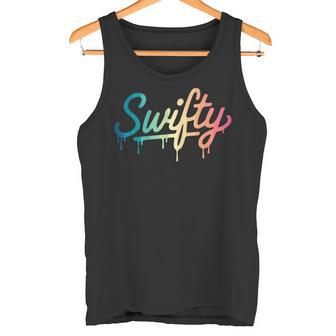 Swifty Fan Merchandise Ns Colourful Taylor Outfit Drip Tank Top - Geschenkecke