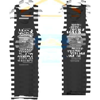Swimming T-Shirt Alcatraz Swim Team Tee Tank Top Tank Top - Monsterry