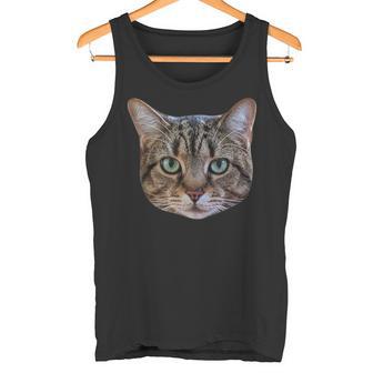 Tabby Cat Lover Brown Tabby Cat Owner Tabby Cat Mom Tank Top - Monsterry