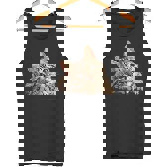Tabby Cat Mom Dad Pet Shop Tabby Cats Kitten Tabby Cat Tank Top - Monsterry