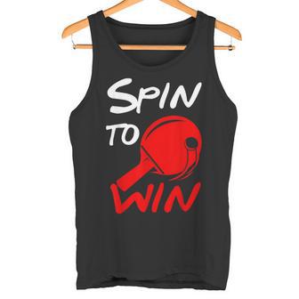 Table Tennis Table Tennis Player Ping Pong Table Tennis Tank Top - Geschenkecke