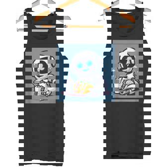 Tacos AI Robot Loves Tacos Tank Top - Monsterry