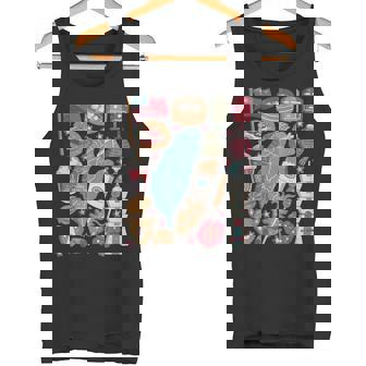 Taiwan Doodles Taipei Asia Bubble Tea Gua Bao Tank Top - Monsterry