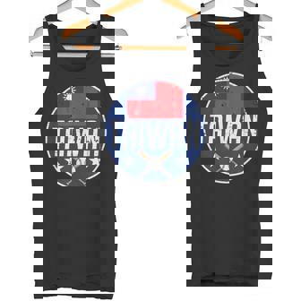 Taiwan Taipei Baseball Softball Bat Flag Jersey Fan Tank Top - Monsterry