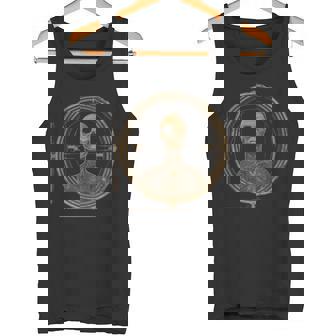 Tarjeta De Tarot Oculto Esqueleto Cyberpunk Humano Gótico Camiseta sin mangas - Regaloses