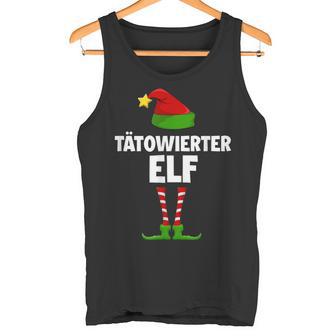 Tattooed Elf Partner Look Elves Family Outfit Christmas Tank Top - Geschenkecke