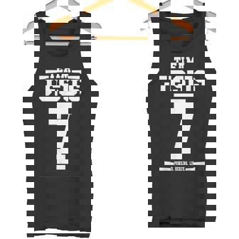Team Jesus Jersey 7 Su Nombre Es Poder Sanandoida Camiseta sin mangas - Regaloses