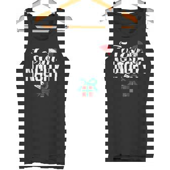 Team Naughty Couple Matching Team Nice Tank Top Tank Top - Monsterry