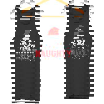 Team Naughty Or Nice Matching Christmas Couples Team Nice Tank Top - Monsterry