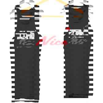 Team Nice Shirt Couple Matching Outfit Team Naughty Tank Top - Monsterry