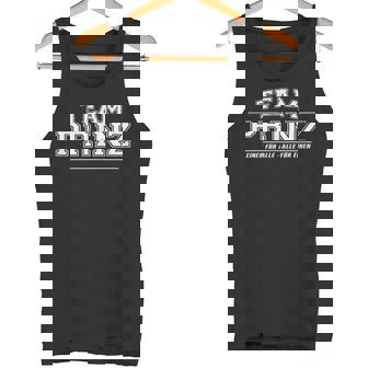 Team Prinz ´ Stolze Familie ´ Surname Tank Top - Seseable