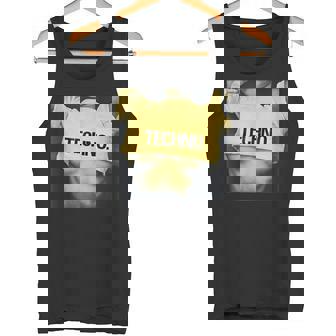 Techno Caliente Diseño De Traje De Baile Me Encanta Techno Sin Mangas Camiseta sin mangas - Regaloses