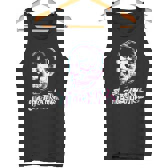 Tecno Skull Tekno Tekk Hardstyle Edm Rave Music Camiseta sin mangas - Regaloses