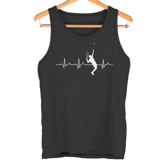 Tennis Player Tennis Racket Tennis Heartbeat Tank Top - Geschenkecke