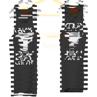 Thanksgiving Gravy Boat Captain I Love Gravy Premium Tank Top - Monsterry