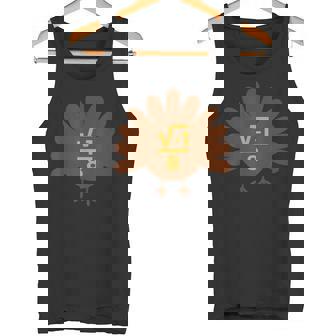 Thanksgiving Math Teacher Math Symbol Tank Top - Monsterry