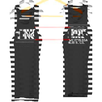 Think While It's Still Legal Col Rond En Coton Pour Homme Débardeur e - Cadeauxyz