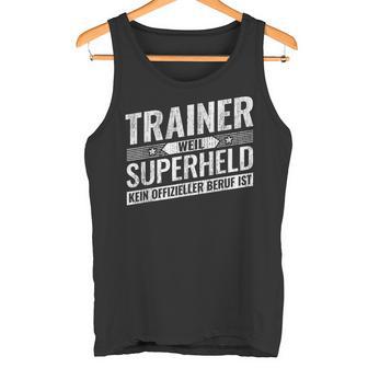 Top Trainer Hero Training Football Trainer Tank Top - Geschenkecke