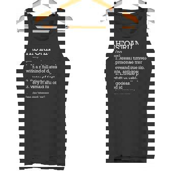 Historiador Definición De Trabajo Personalizado Historiador Divertido Camiseta sin mangas - Regaloses