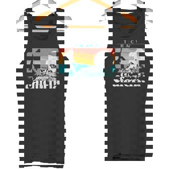 Tracy California Retro 80S Bigfoot Mountains Débardeur e - Cadeauxyz