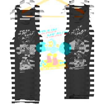 Train Heavy I Cant Afford Therapy Bodybuilding Gym Workout Premium Tank Top - Monsterry