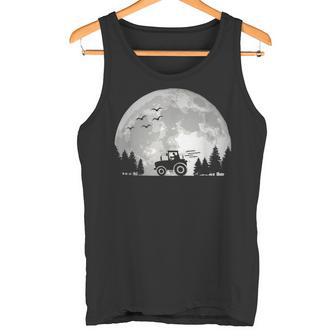 Traktorfahrer Traktor Treckerfahrer Landwirt Mond Trecker Tank Top - Geschenkecke