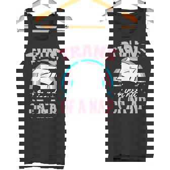 Trans And In Need Of A Nap Transgender Pride Quote Humor Tank Top - Monsterry